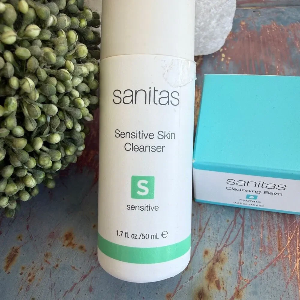 Sanitas Skincare Duo - Cleansing Balm (Brand New) & Sensitive Skin Cleanser (Lig